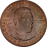 1950-S 50C Booker T. Washington MS66+