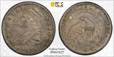 1811 50C O-111a AU53