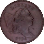 1794 1/2C High Relief Head MS63BN