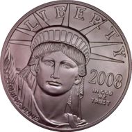 2008-W $100 Burnished St. of Liberty SP70