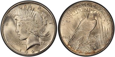 1922 $1 MS65