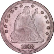 1888-S 25C MS63