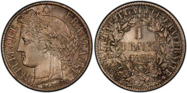 1872-A 1 Fr Gad-465a F-216 Petit A MS66