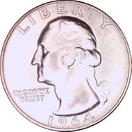 1964-D 25C MS67+