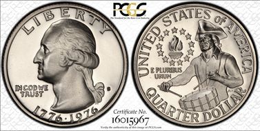 1976-S 25C Clad PR69DCAM