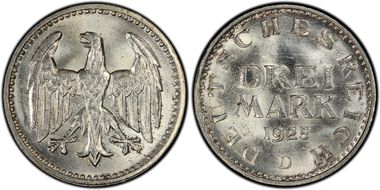 1925-D 3 Mk J-312 MS64