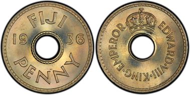 1936 1D Edward VIII MS65