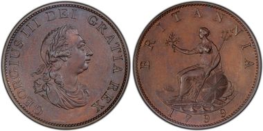 1799 1/2D S-3778 MS63BN