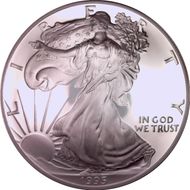 1995-W $1 Silver Eagle PR69DCAM
