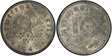 1947-A 10 Pfg J-375 MS64