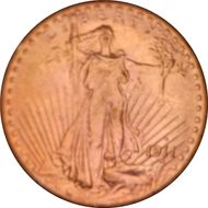 1911-S $20 MS63+