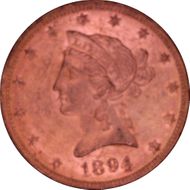 1894 $10 MS62