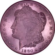 1880-CC $1 8/Low 7 MS64