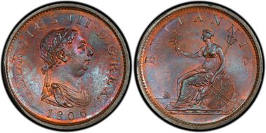 1806 1D S-3780 MS65RB