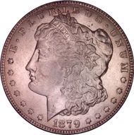 1879-S $1 Reverse of 1878 AU50