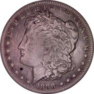 1888-O $1 Doubled Die Obverse VF25