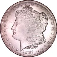 1891-CC $1 MS62