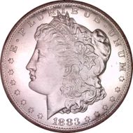 1883-CC $1 MS66+ PL