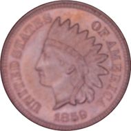1859 1C MS65