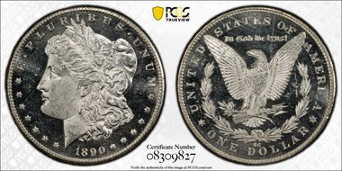 1890-CC $1 MS64DMPL