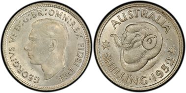 1952(m) Shil KM-46  Ag MS65