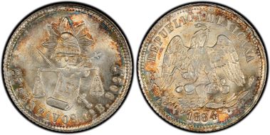 1884-Go B 25C MS65