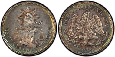 1890-Go R 25C MS64