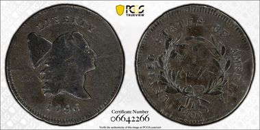 1796 1/2C No Pole F15BN