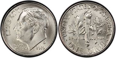 2010-D 10C Satin Finish SP65FB
