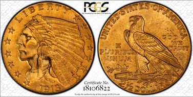 1913 $2.50 MS64