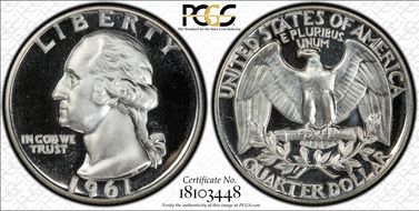 1961 25C DDO FS-101 PR67DCAM