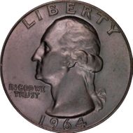 1964-D 25C Type C Reverse, FS-901 MS63