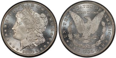 1880-S $1 VAM 12, Checkmark MS65PL