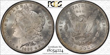 1885-O $1 MS67