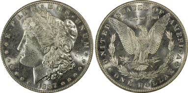1885-O $1 MS67
