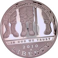 2010-W $1 Disabled Veterans PR69DCAM