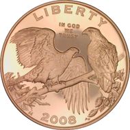 2008-W $5 Bald Eagle PR70DCAM