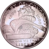 2000-P $1 Library PR68DCAM