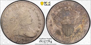 1798 $1 Large Eagle VF35