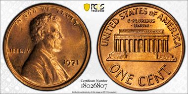 1971 1C FS-102 MS64RD