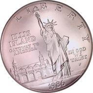 1986-P $1 Statue of Liberty MS69