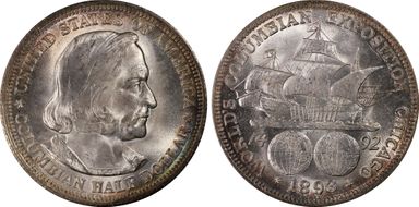 1893 50C Columbian MS66
