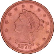 1878-S $2.50 MS64
