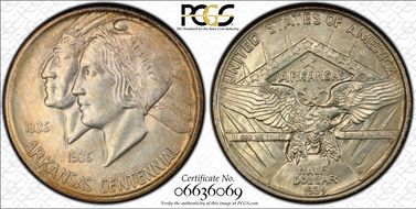 1939-S 50C Arkansas MS66+