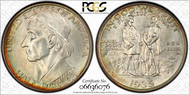 1935/34-D 50C Boone MS68