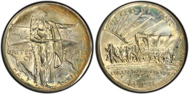 1928 50C Oregon MS68