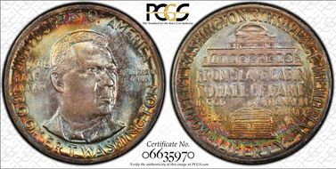 1948-S 50C Booker T. Washington MS67