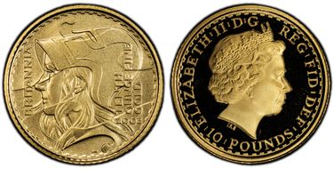 2003 £10 S-BN6 Britannia 1/10oz Au PR69DCAM
