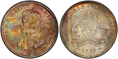 1911 Florin KM-27  Ag MS65