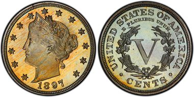 1897 5C PR67CAM